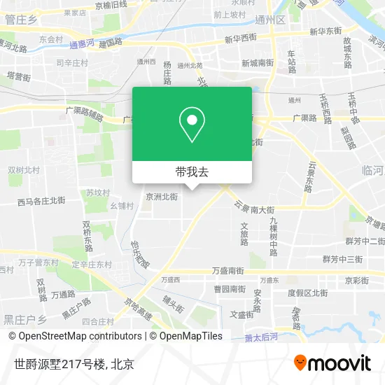 世爵源墅217号楼地图