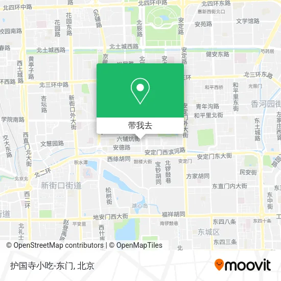 护国寺小吃-东门地图