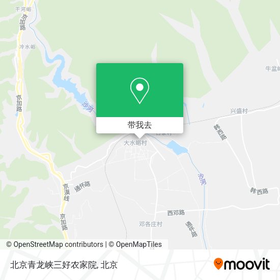 北京青龙峡三好农家院地图