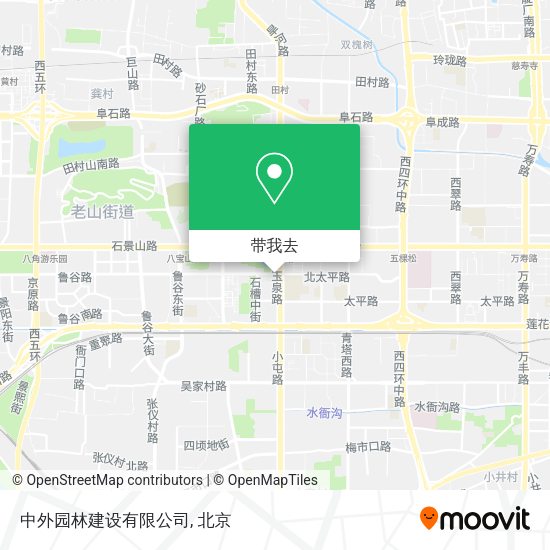 中外园林建设有限公司地图
