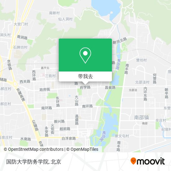 国防大学防务学院地图