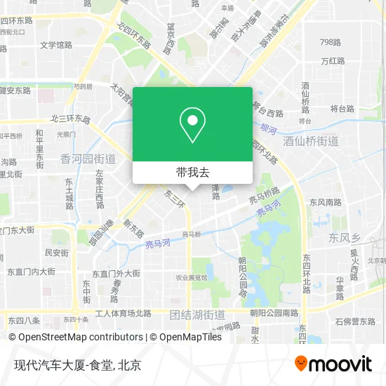 现代汽车大厦-食堂地图