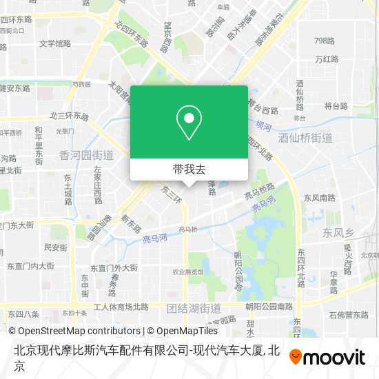 北京现代摩比斯汽车配件有限公司-现代汽车大厦地图