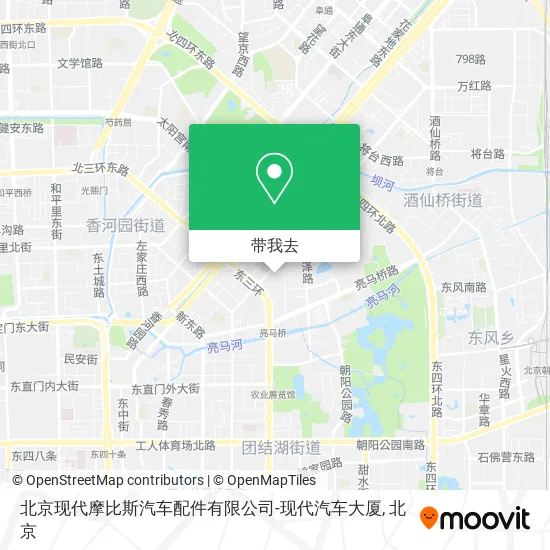 北京现代摩比斯汽车配件有限公司-现代汽车大厦地图