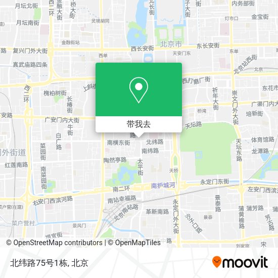 北纬路75号1栋地图