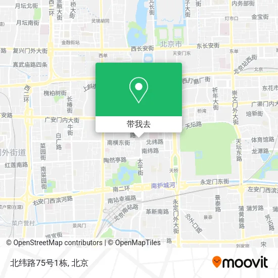 北纬路75号1栋地图