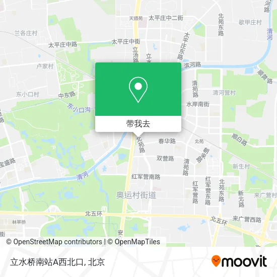 立水桥南站A西北口地图