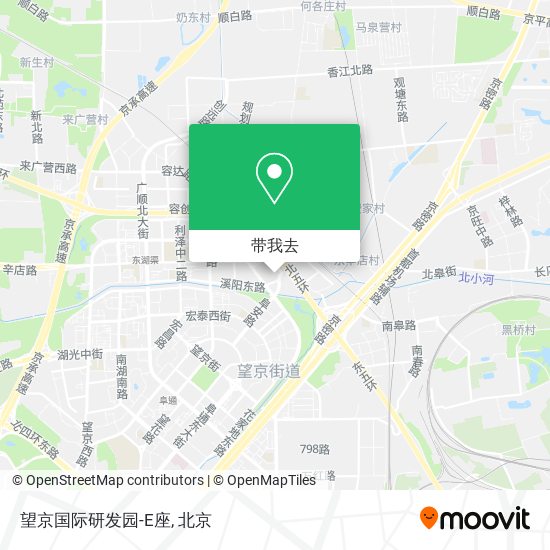 望京国际研发园-E座地图