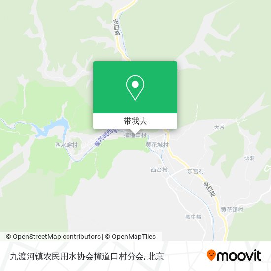九渡河镇农民用水协会撞道口村分会地图