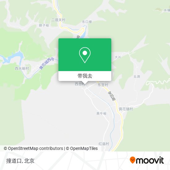 撞道口地图