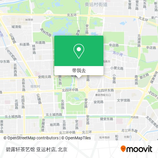 碧露轩茶艺馆 亚运村店地图