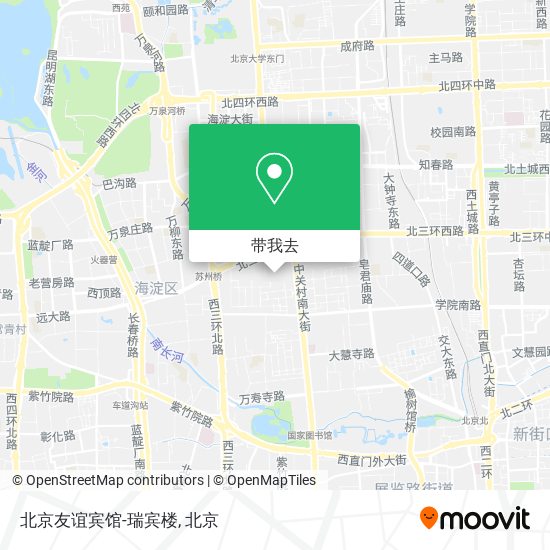 北京友谊宾馆-瑞宾楼地图