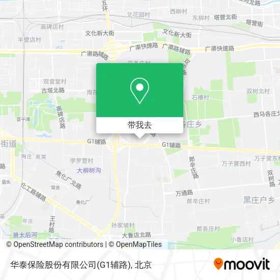 华泰保险股份有限公司(G1辅路)地图
