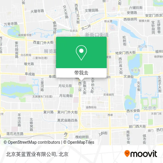 北京英蓝置业有限公司地图