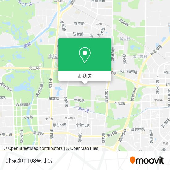 北苑路甲108号地图