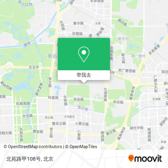 北苑路甲108号地图