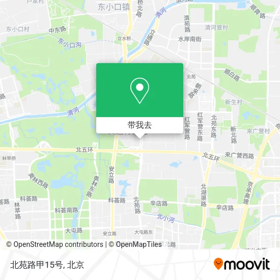 北苑路甲15号地图