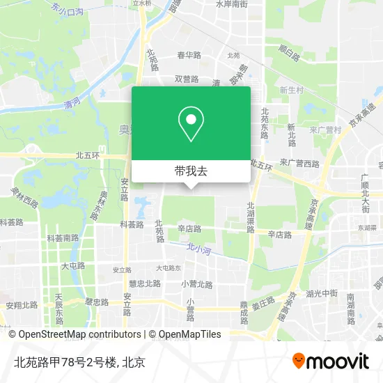 北苑路甲78号2号楼地图