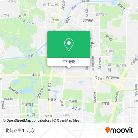 北苑路甲1地图
