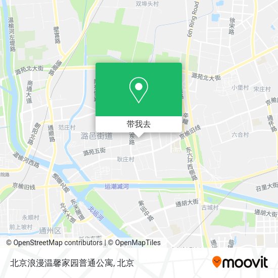 北京浪漫温馨家园普通公寓地图