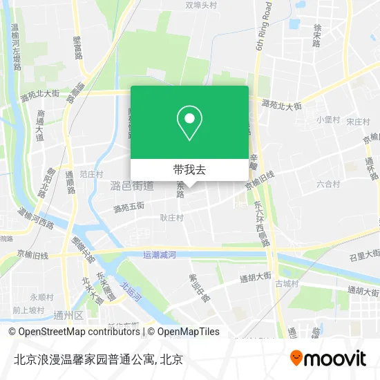 北京浪漫温馨家园普通公寓地图