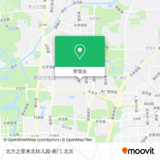 北方之星来北幼儿园-南门地图