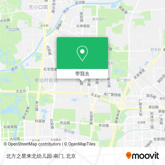 北方之星来北幼儿园-南门地图