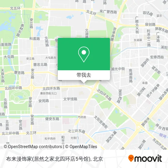 布来漫饰家(居然之家北四环店5号馆)地图