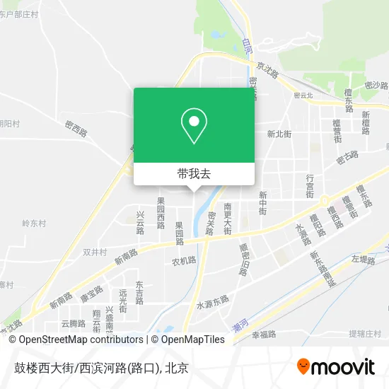 鼓楼西大街/西滨河路(路口)地图