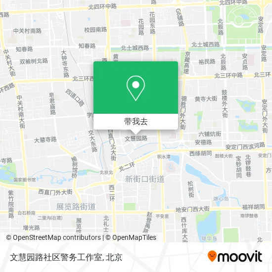 文慧园路社区警务工作室地图