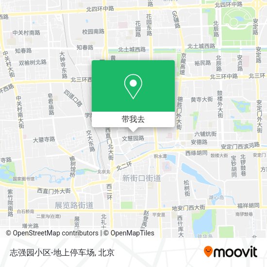 志强园小区-地上停车场地图