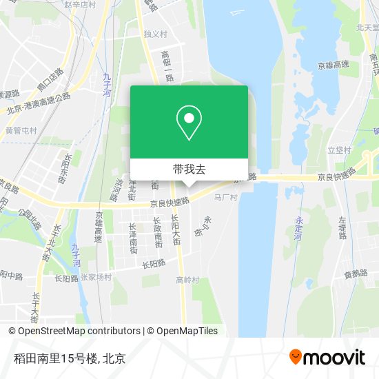 稻田南里15号楼地图