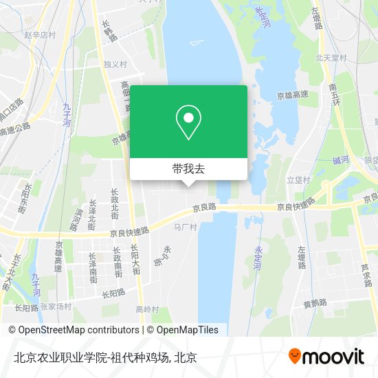 北京农业职业学院-祖代种鸡场地图