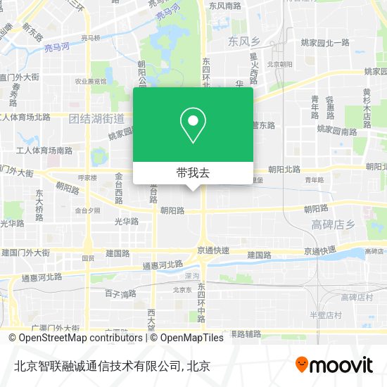 北京智联融诚通信技术有限公司地图