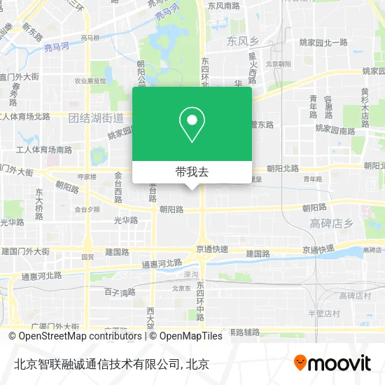 北京智联融诚通信技术有限公司地图