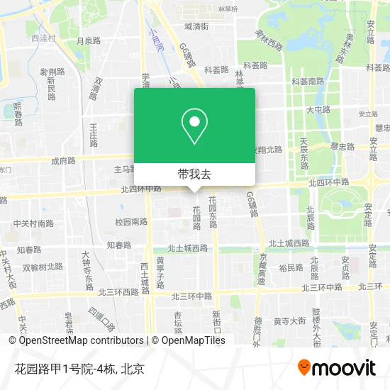 花园路甲1号院-4栋地图