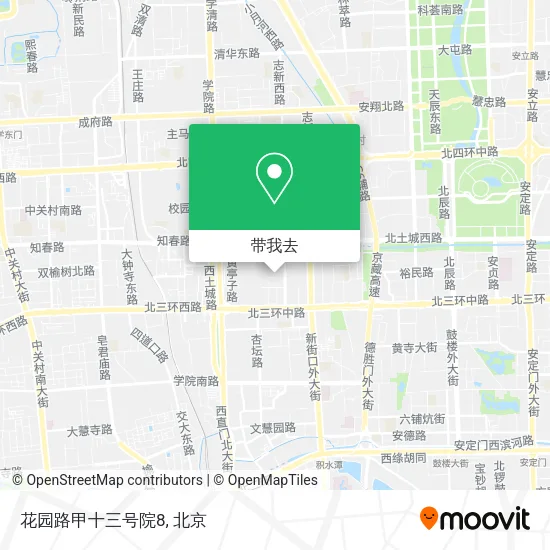 花园路甲十三号院8地图