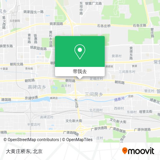 大黄庄桥东地图