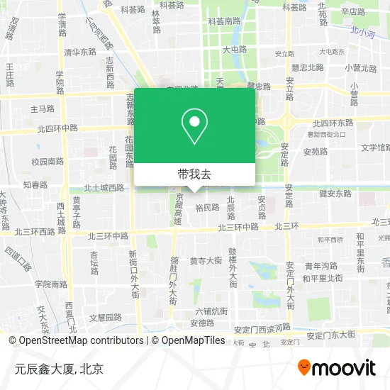 元辰鑫大厦地图