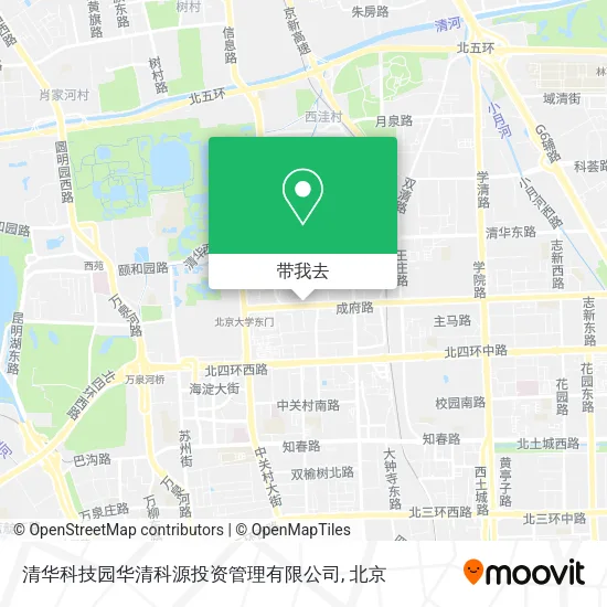 清华科技园华清科源投资管理有限公司地图