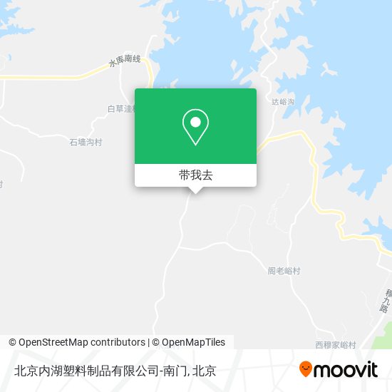 北京内湖塑料制品有限公司-南门地图