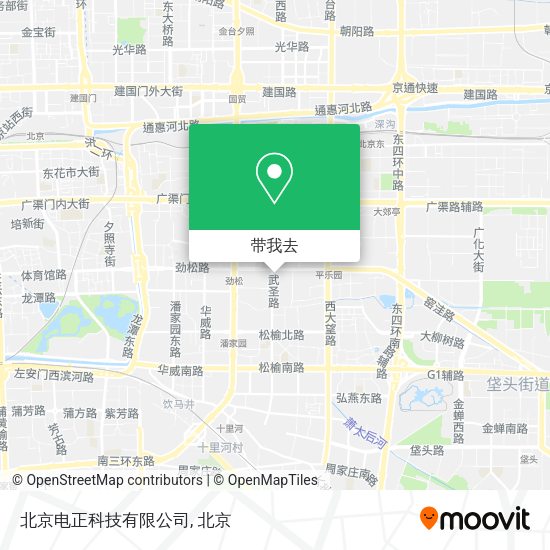 北京电正科技有限公司地图