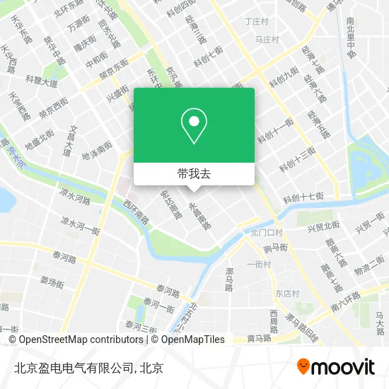 北京盈电电气有限公司地图