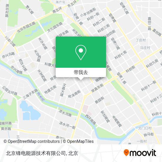 北京锋电能源技术有限公司地图