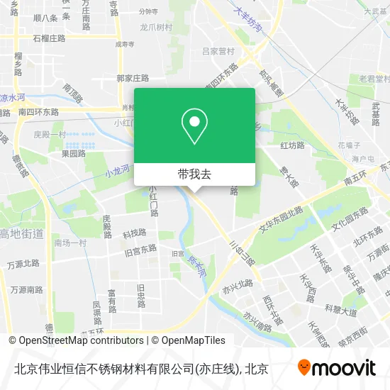 北京伟业恒信不锈钢材料有限公司(亦庄线)地图