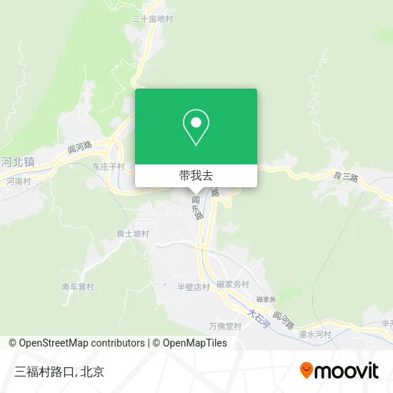 三福村路口地图