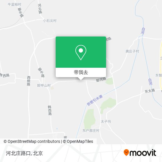 河北庄路口地图