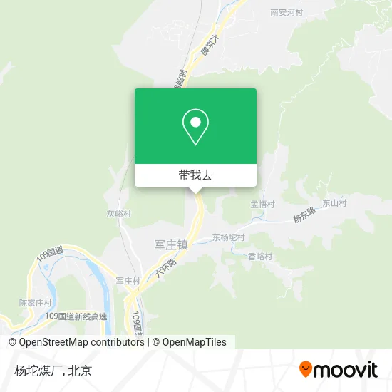 杨坨煤厂地图