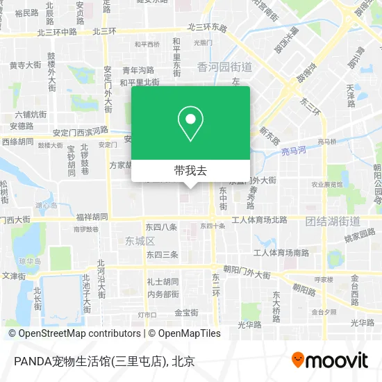 PANDA宠物生活馆(三里屯店)地图