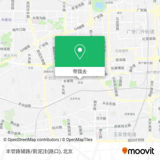 丰管路辅路/前泥洼(路口)地图